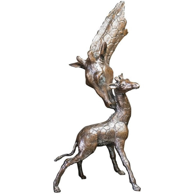 Richard Cooper Giraffe and Calf-Bronzes-Goviers