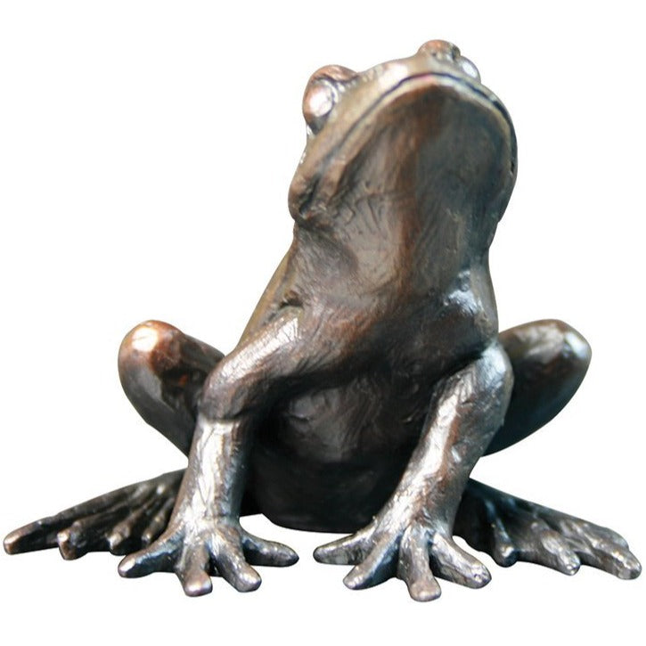 Richard Cooper Small Frog Alert-Bronzes-Goviers