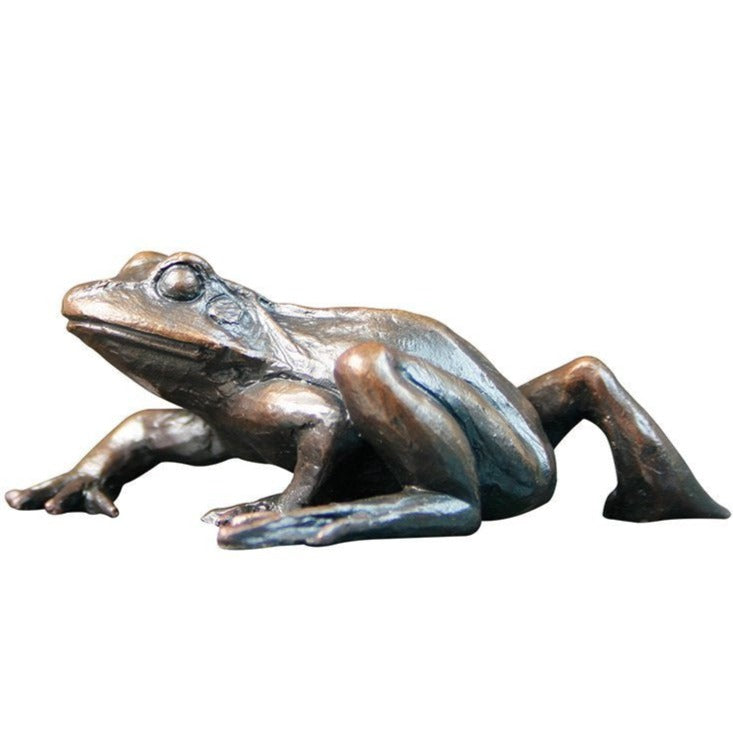 Richard Cooper Small Frog Walking-Bronzes-Goviers