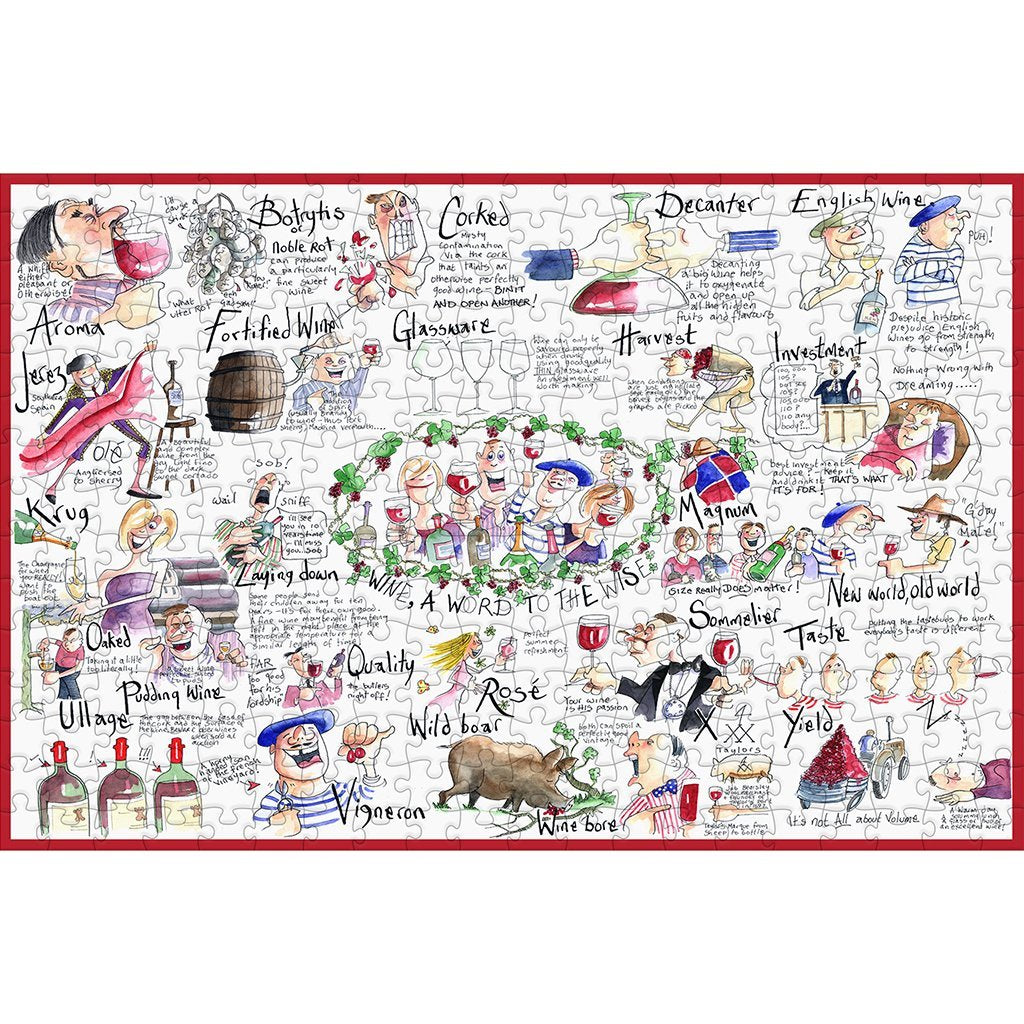 Ronald W Butler Wine Wooden Jigsaw Puzzle-Gifts-Goviers
