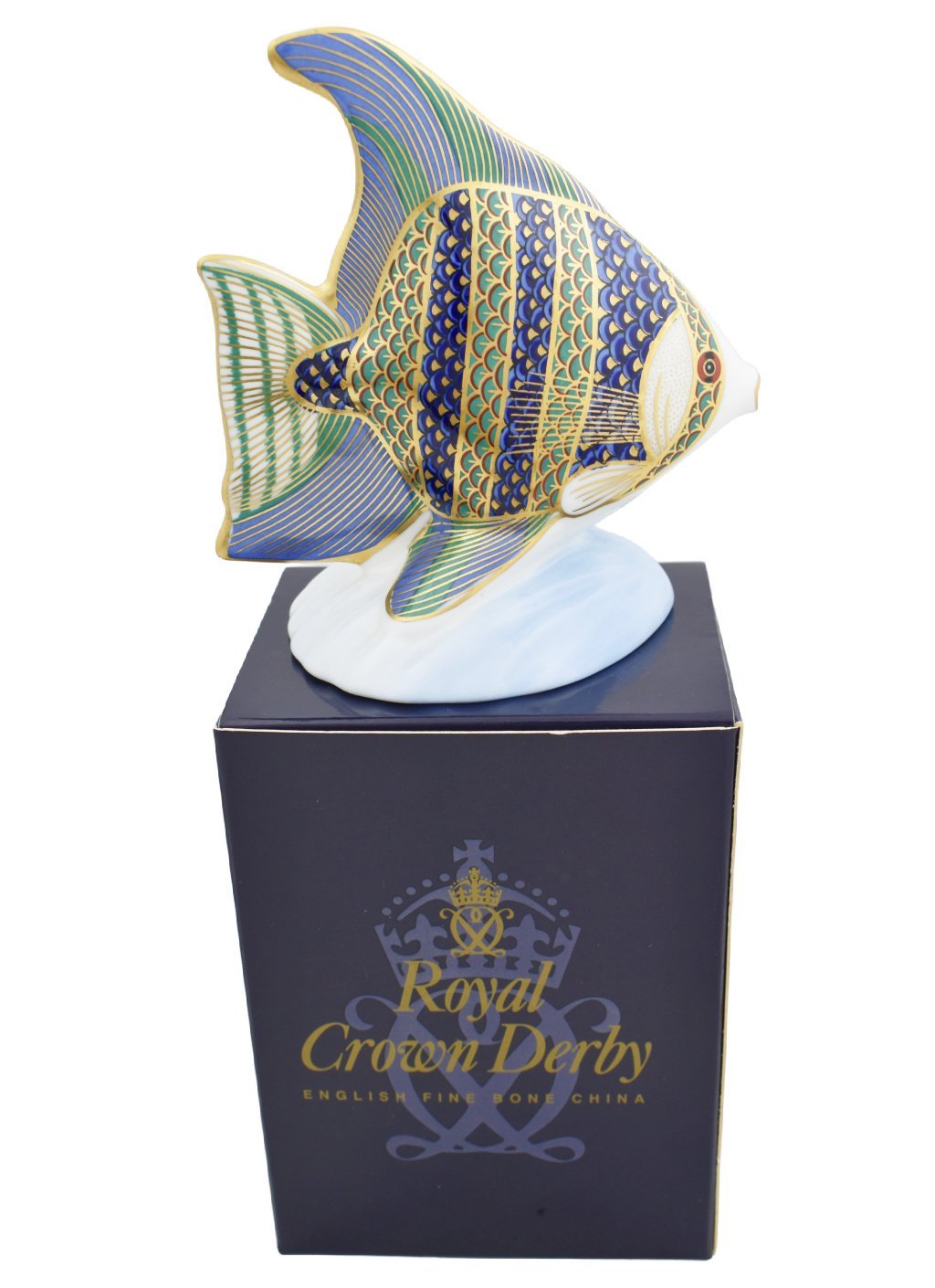 Royal Crown Derby Angel Fish-Paperweights-Goviers
