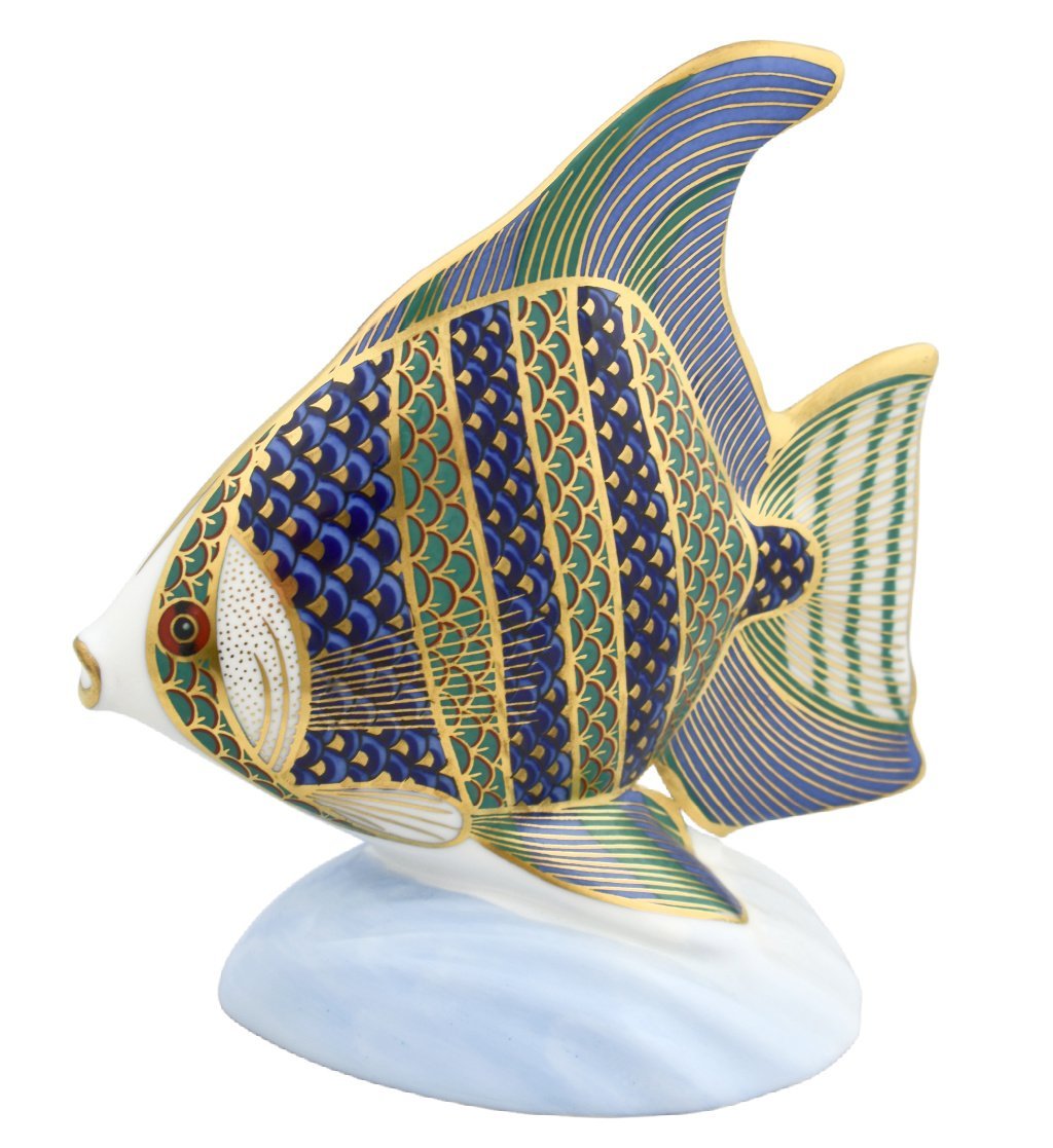 Royal Crown Derby Angel Fish-Paperweights-Goviers