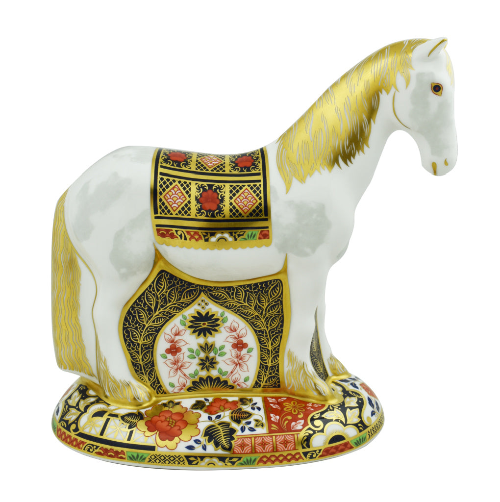 Royal Crown Derby Appleby Mare-Paperweights-Goviers