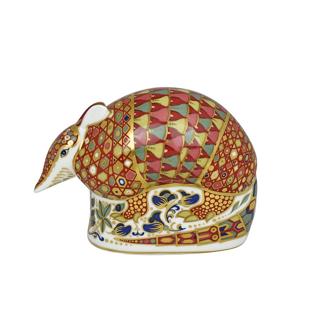 Royal Crown Derby Armadillo-Paperweights-Goviers