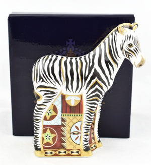 Royal Crown Derby Baby Zebra-Paperweights-Goviers