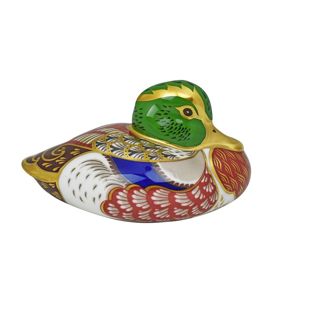 Royal Crown Derby Bakewell Duck-Paperweights-Goviers