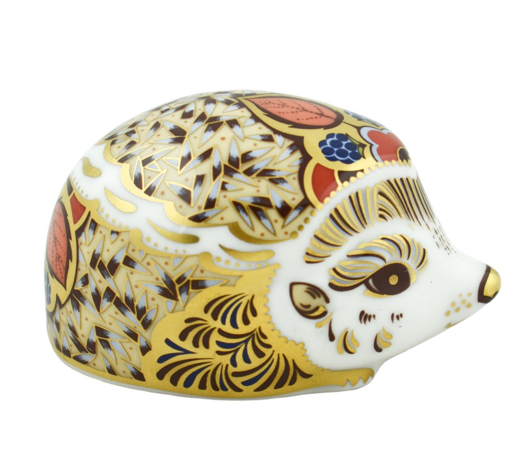 Royal Crown Derby Bramble Hedgehog-Paperweights-Goviers