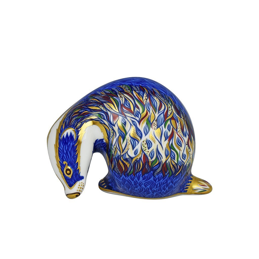 Royal Crown Derby Buxton Badger-Paperweights-Goviers