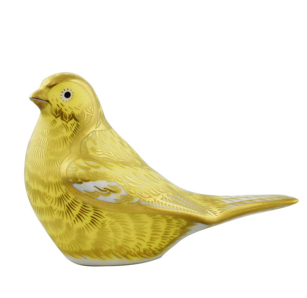 Royal Crown Derby Canary-Paperweights-Goviers