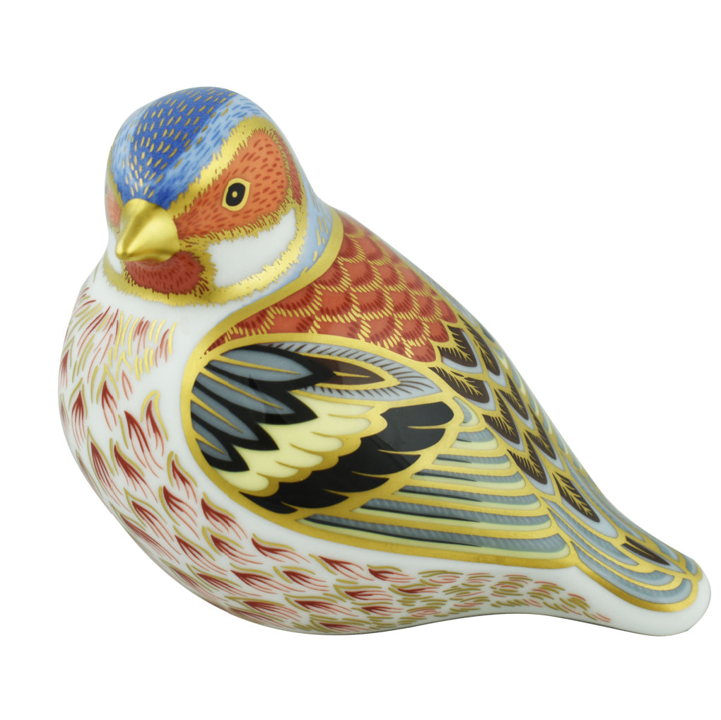 Royal Crown Derby Chaffinch II 2nd Quality-Paperweights-Goviers