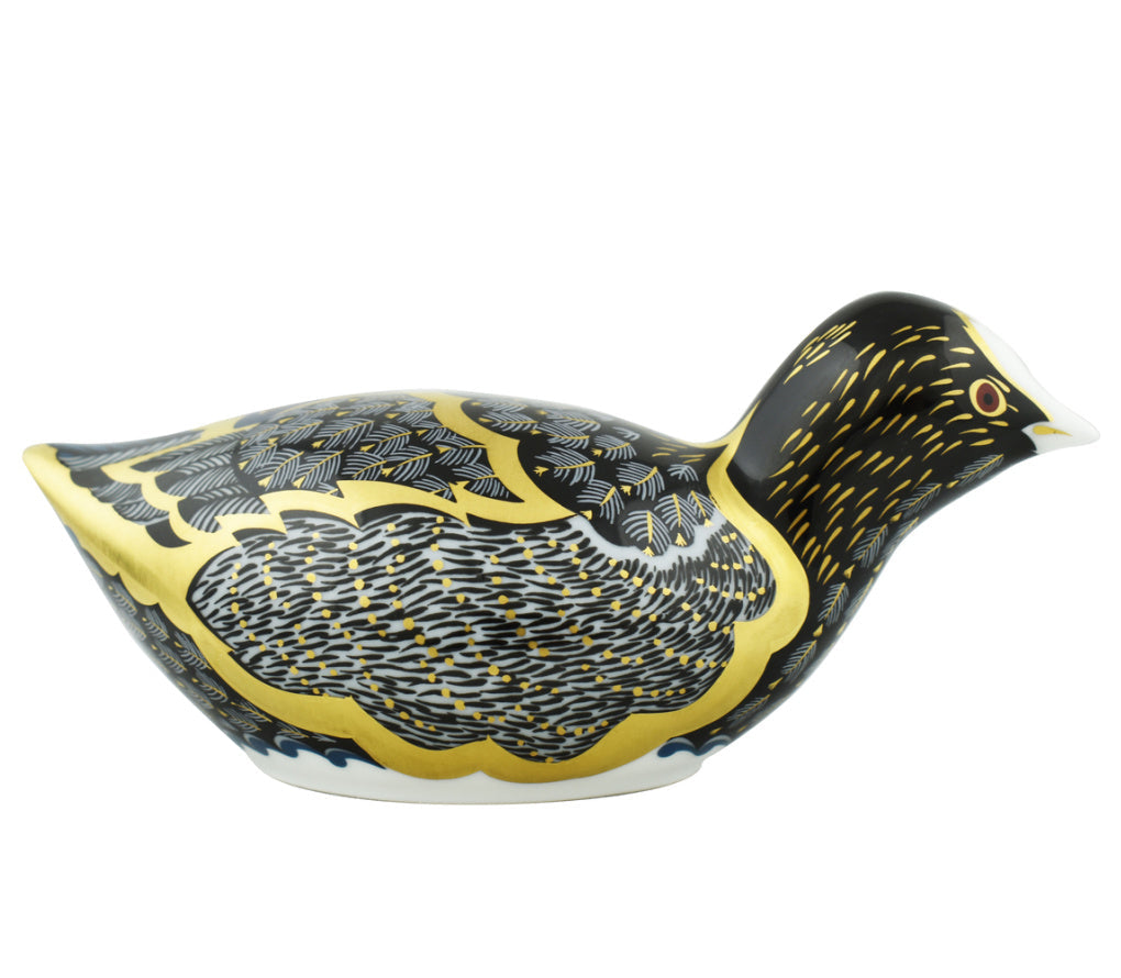 Royal Crown Derby Chatsworth Coot-Paperweights-Goviers