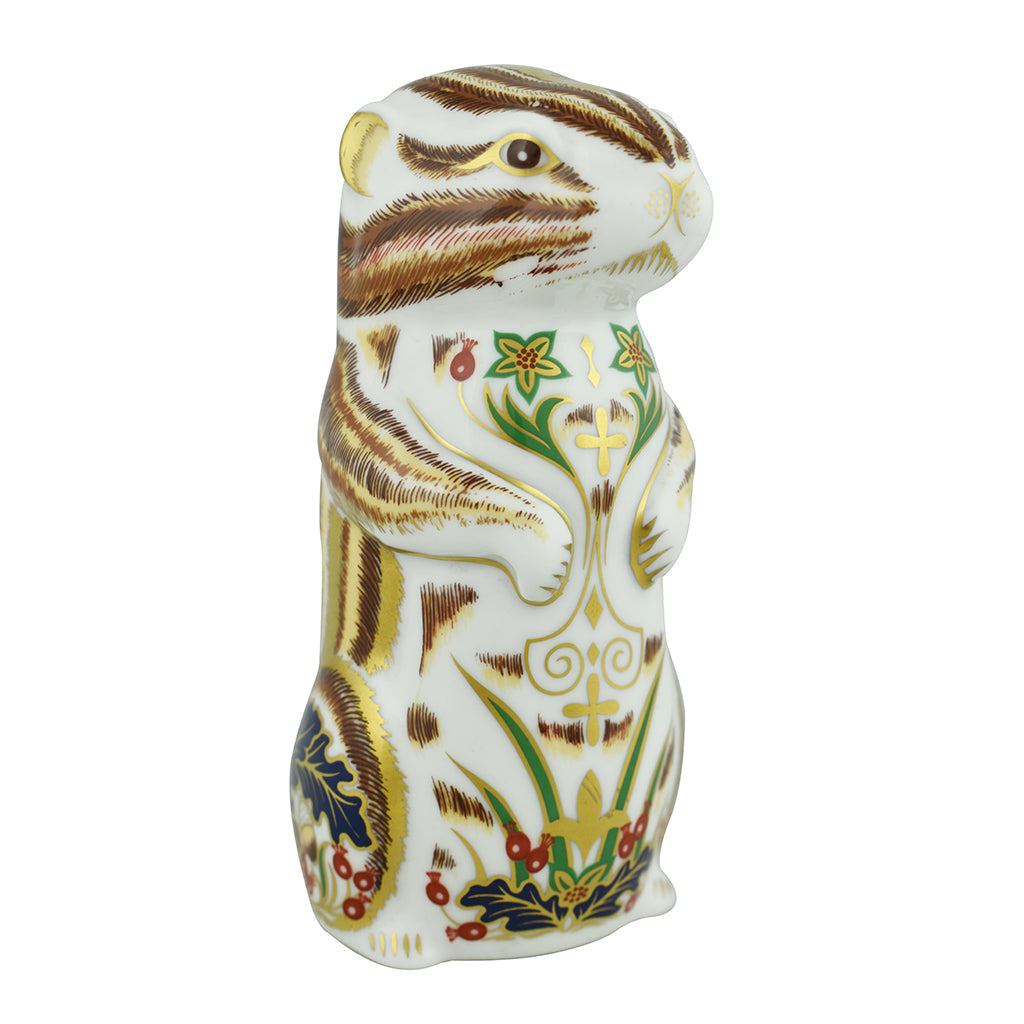 Royal Crown Derby Chester the Chipmunk-Paperweights-Goviers