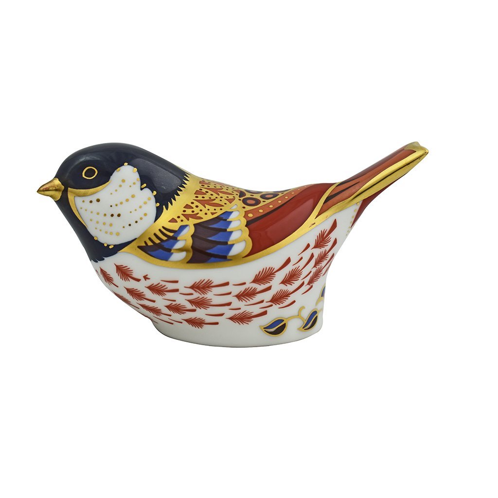 ロイヤルクラウンダービー　ペーパーウェイト Great Tit シジュウカラ ロイヤルクラウンダービー コールシジュウカラ - Goviers of Sidmouth