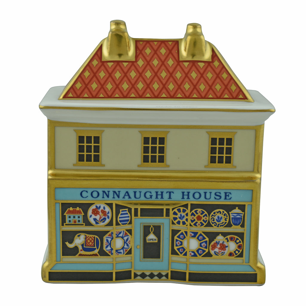 Royal Crown Derby Connaught House China Shop-Paperweights-Goviers