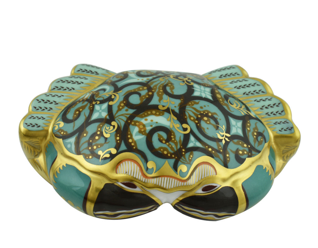Royal Crown Derby Cromer Crab-Paperweights-Goviers