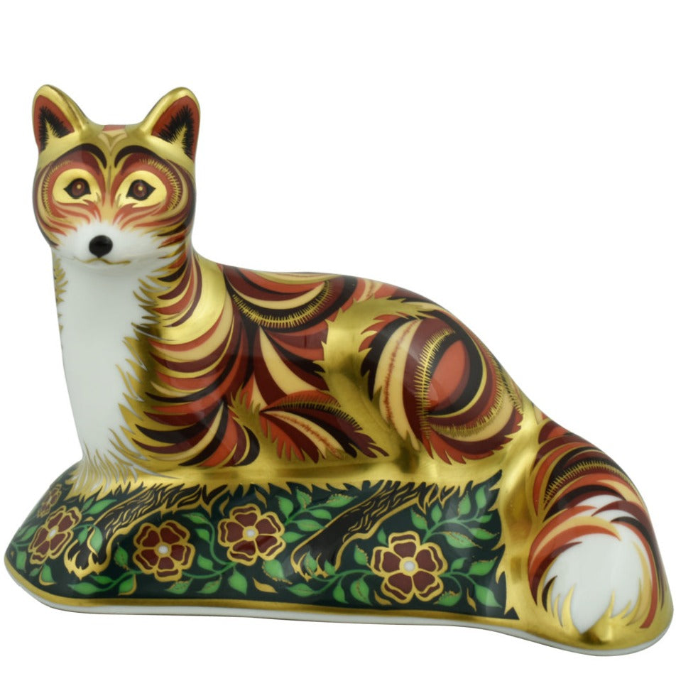 Royal Crown Derby Devonian Fox Cub-Paperweights-Goviers