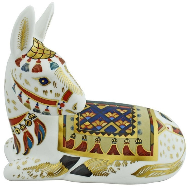 Royal Crown Derby Donkey Thistle-Paperweights-Goviers