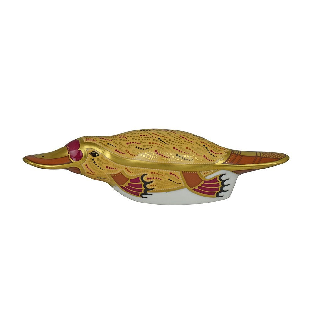 Royal Crown Derby Duck-billed Platypus-Paperweights-Goviers
