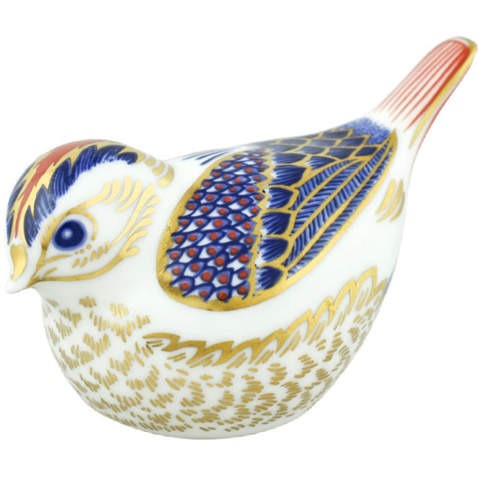 Royal Crown Derby Goldcrest-Paperweights-Goviers