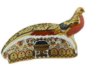 Royal Crown Derby Golden Pheasant-Paperweights-Goviers