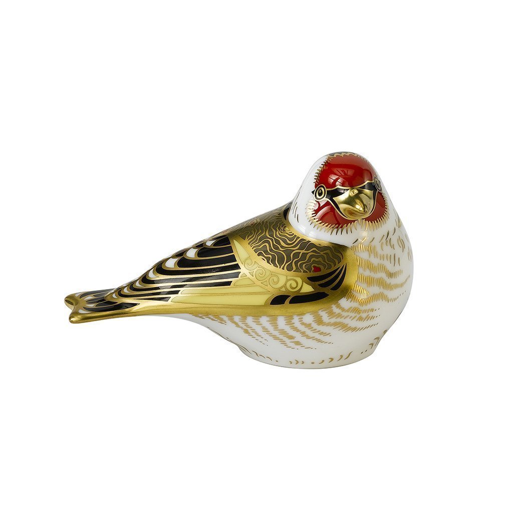 Royal Crown Derby Goldfinch PreLoved-Paperweights-Goviers