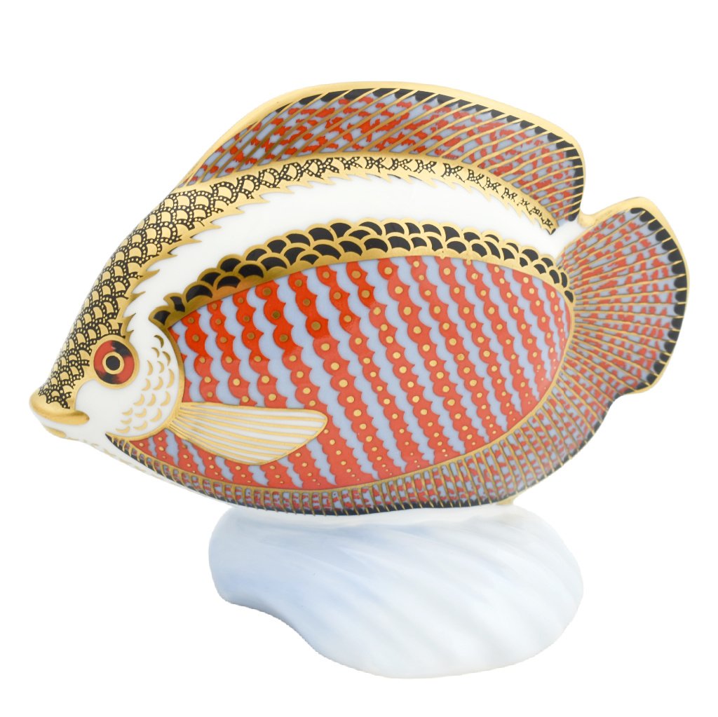 Royal Crown Derby Gourami Unboxed-Paperweights-Goviers