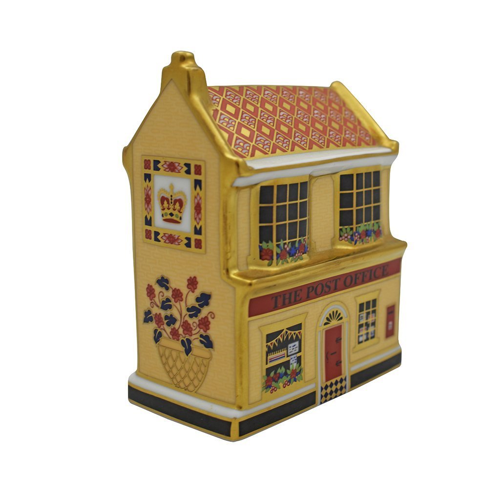 Royal Crown Derby Goviers Post Office Queen Elizabeth II 80th-Paperweights-Goviers