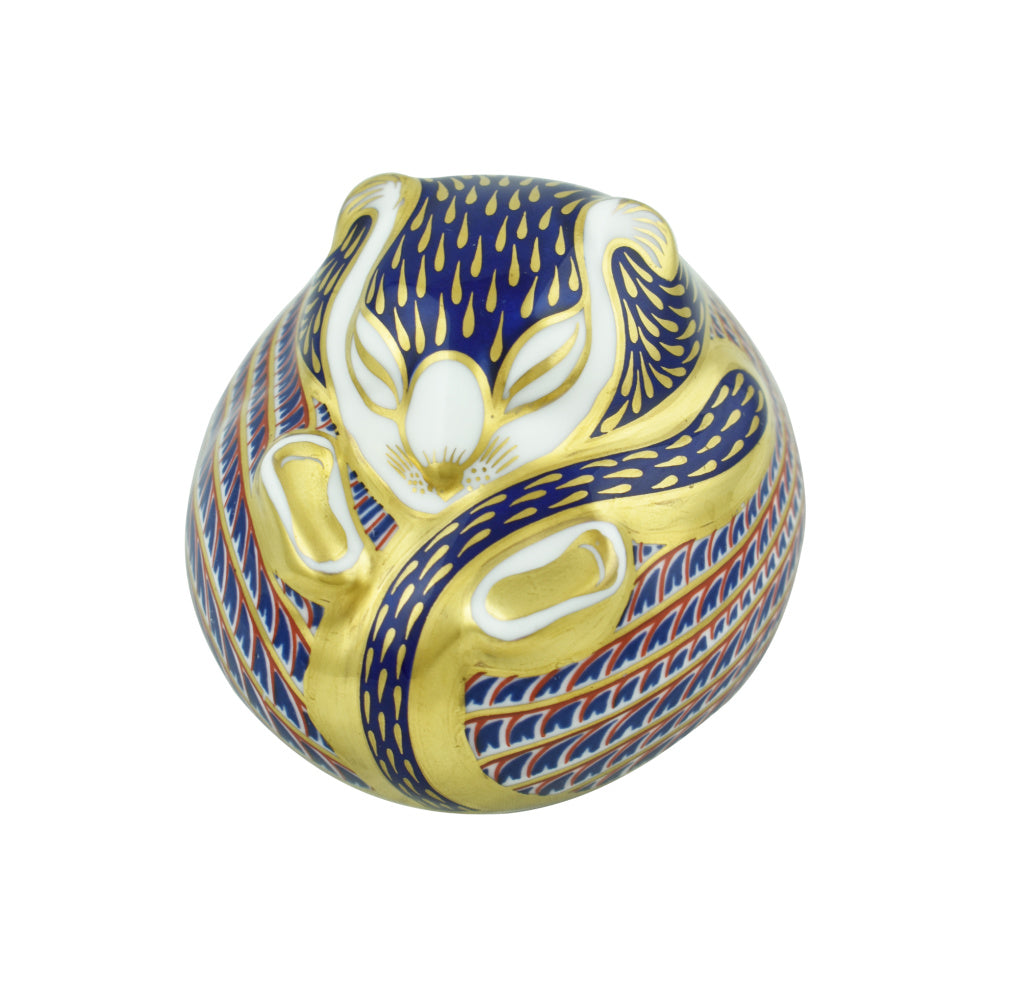 Royal Crown Derby Imari Dormouse-Paperweights-Goviers
