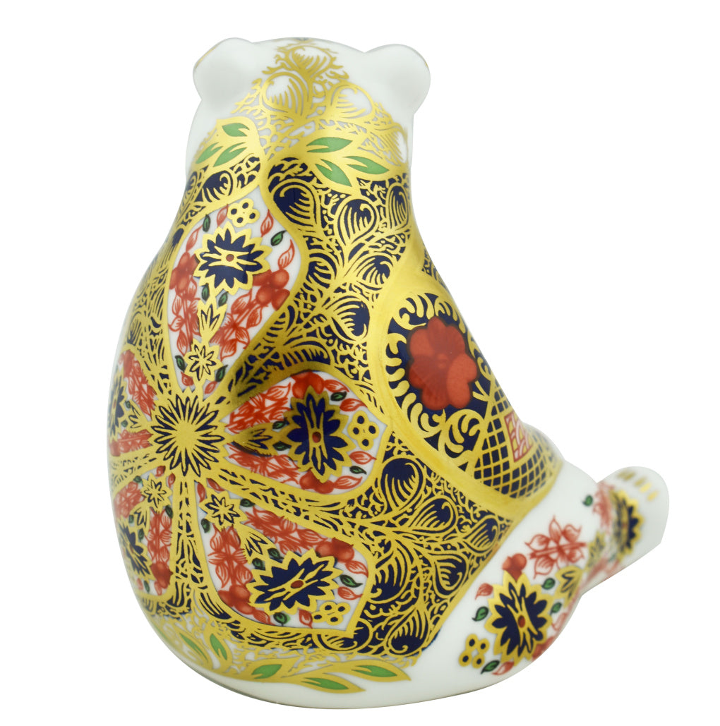 Royal Crown Derby Imari Honey Bear-Paperweights-Goviers