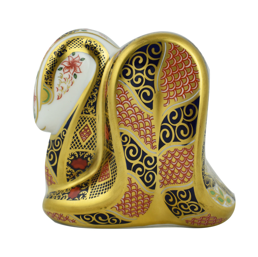 Royal Crown Derby Imari Snake Unboxed-Paperweights-Goviers