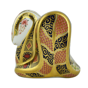 Royal Crown Derby Imari Snake Unboxed-Paperweights-Goviers