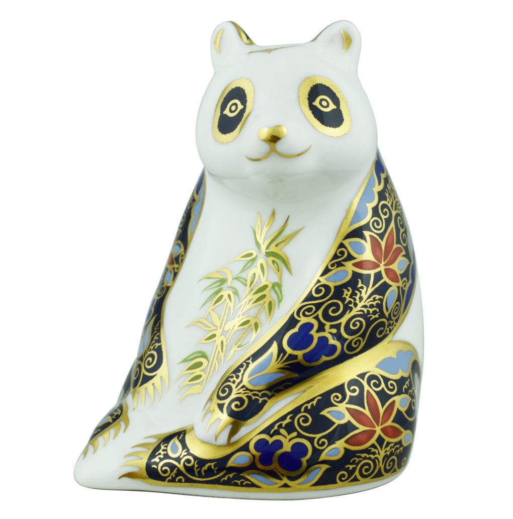 Royal Crown Derby Imperial Panda-Paperweights-Goviers