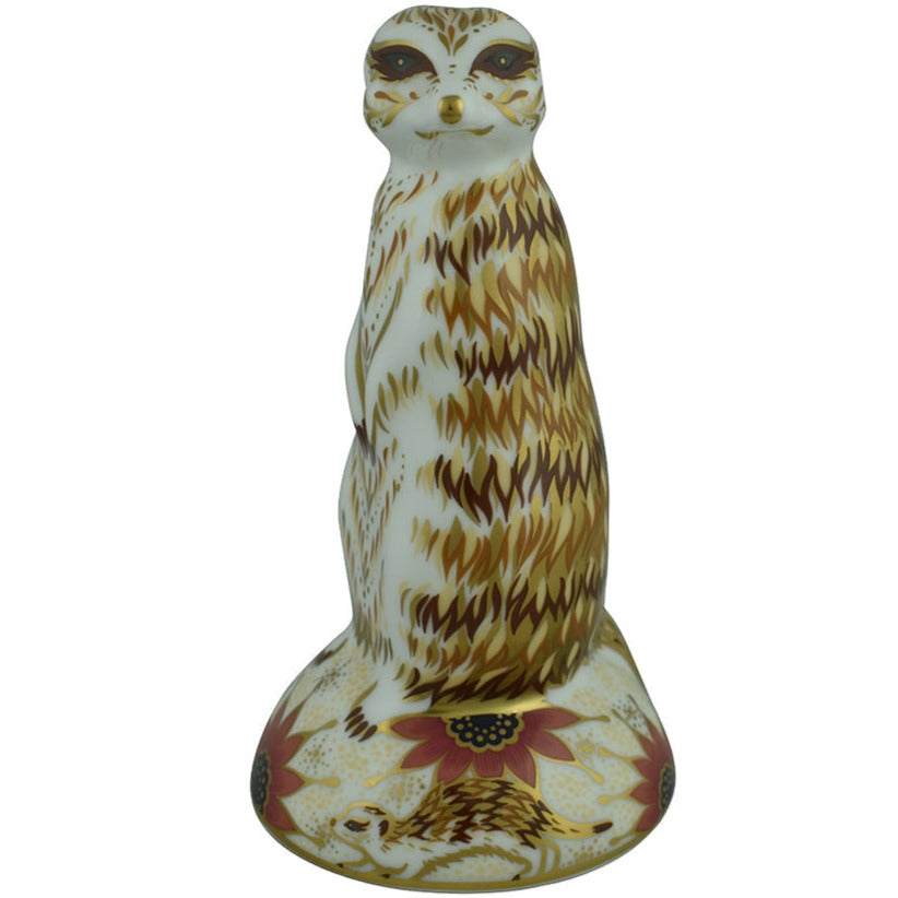 Royal Crown Derby Meerkat-Paperweights-Goviers
