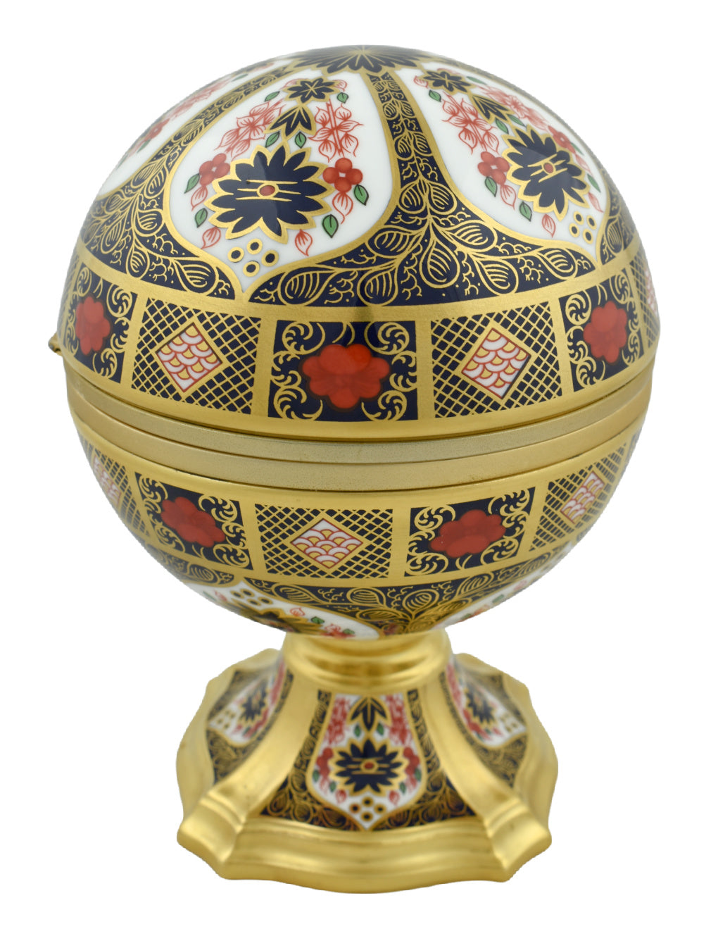 Royal Crown Derby Millennium Globe Clock-Home Accessories-Goviers