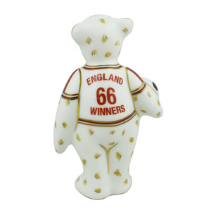 Royal Crown Derby Mini England Footballer Bear 66 Winner-Paperweights-Goviers
