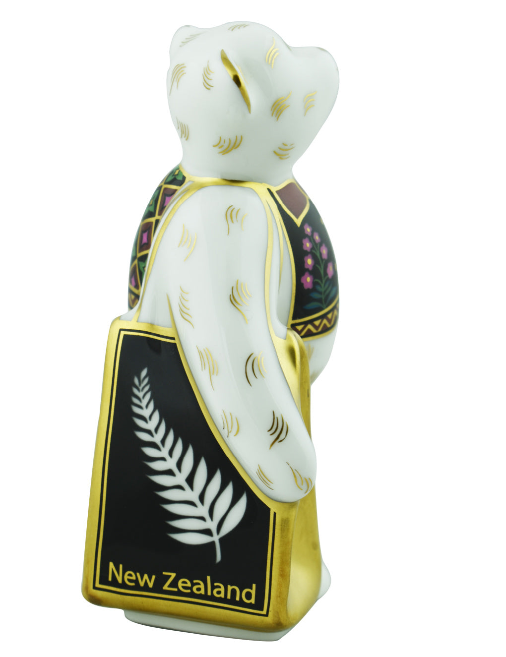 Royal Crown Derby Mini Shopper Bear John Raine-Paperweights-Goviers