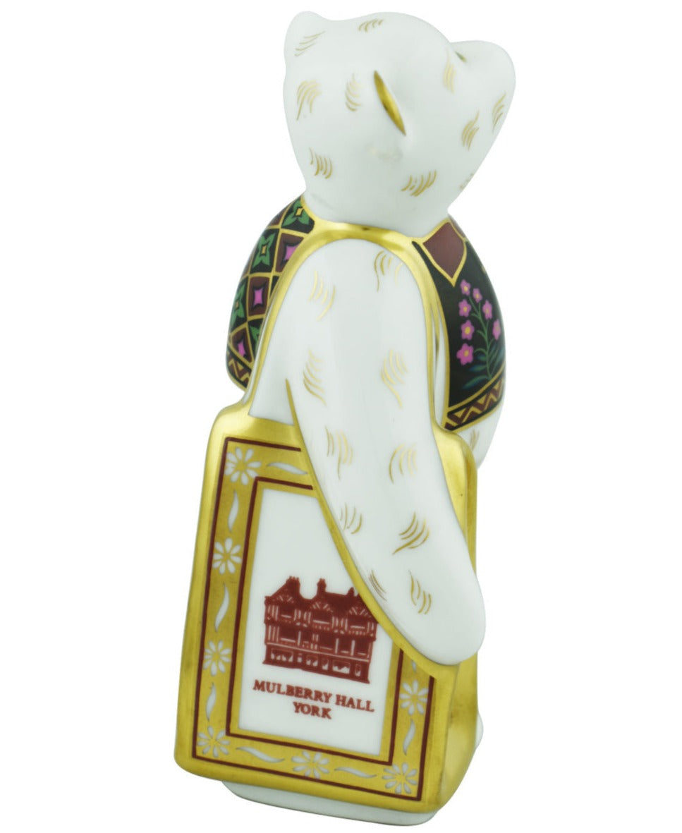 Royal Crown Derby Mini Shopper Bear Mulberry Hall-Paperweights-Goviers