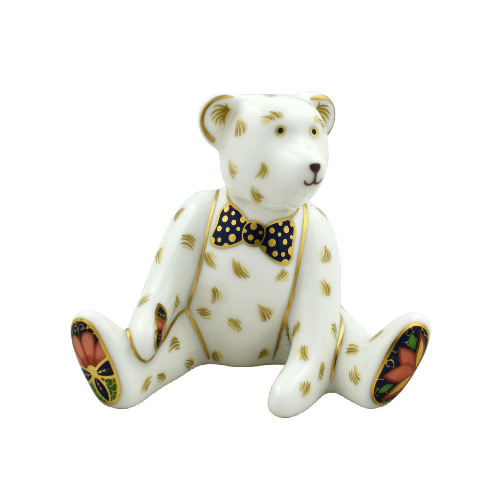 Royal Crown Derby Mini Teddy Edward-Paperweights-Goviers