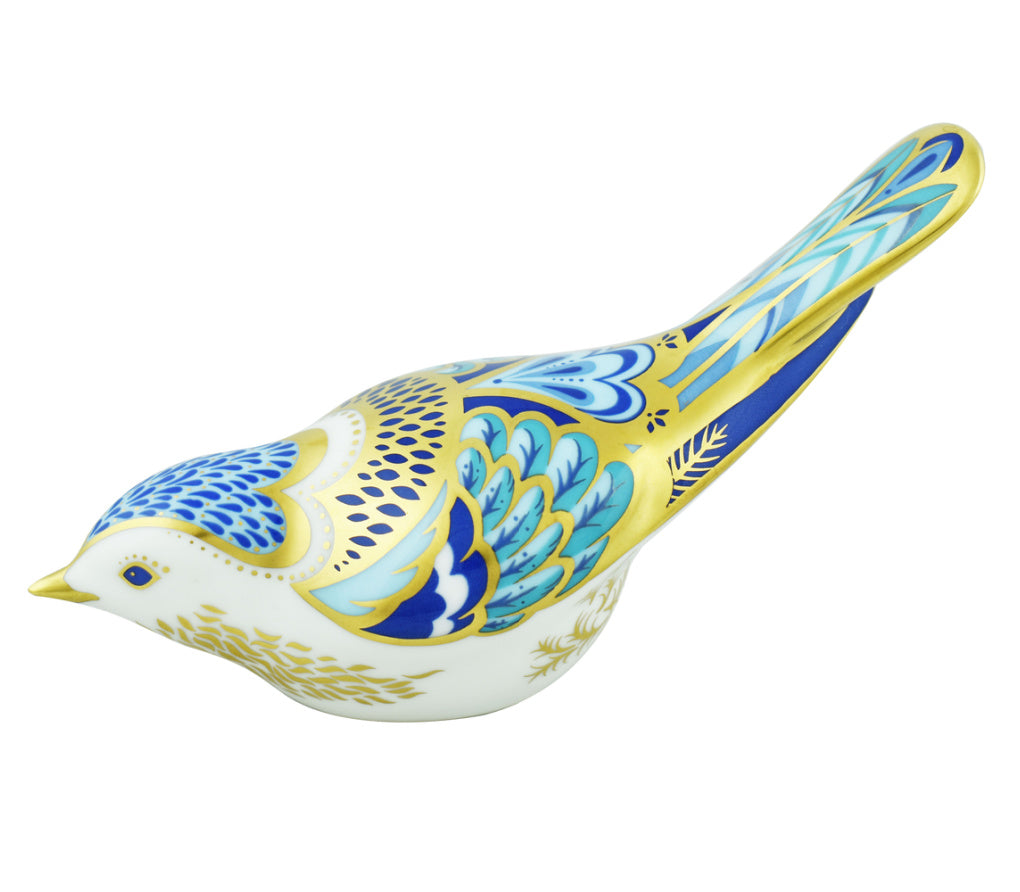 Royal Crown Derby Mountain Bluebird-Paperweights-Goviers