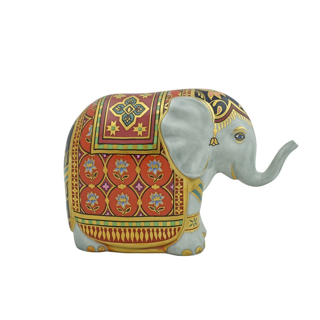 Royal Crown Derby Mulberry Hall Baby Indian Elephant-Paperweights-Goviers