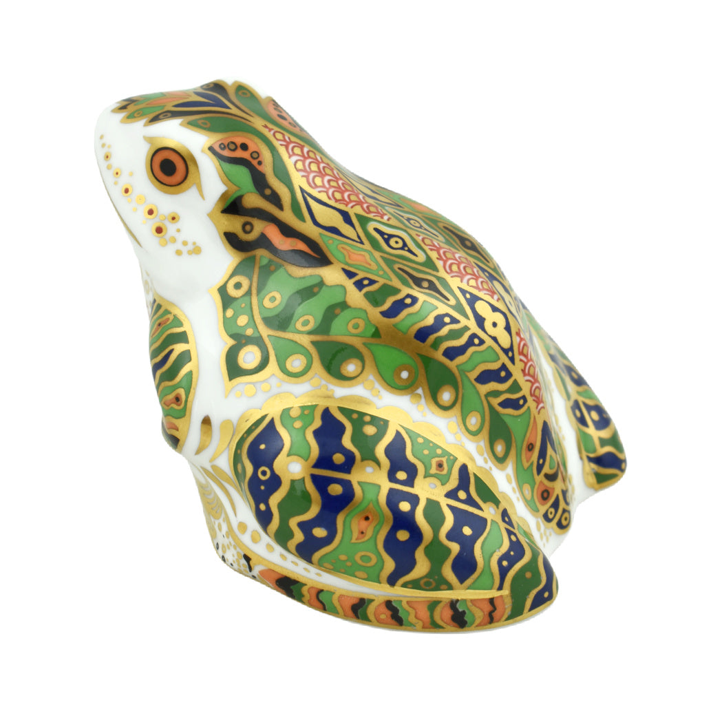 Royal Crown Derby Mulberry Hall Frog-Paperweights-Goviers