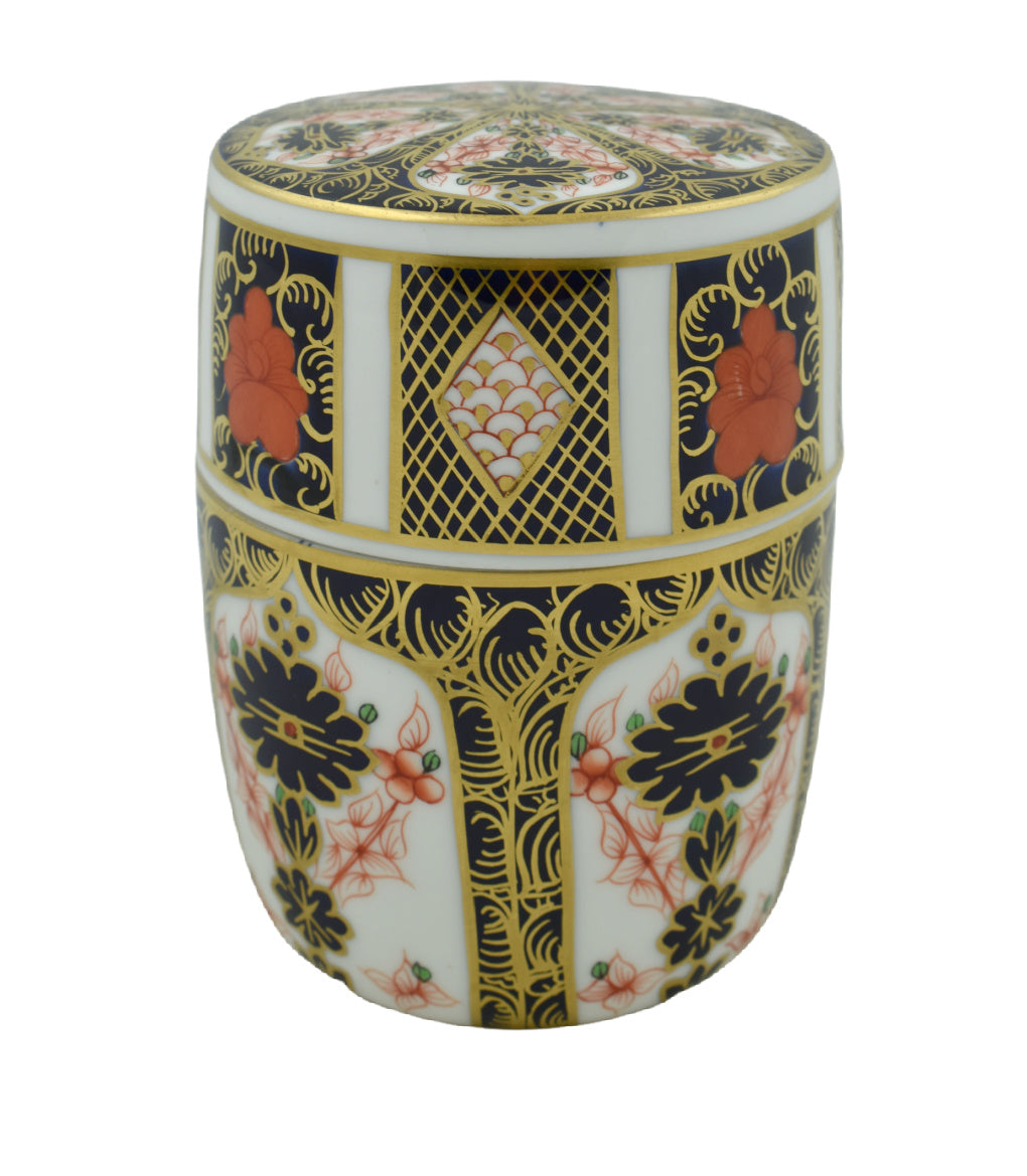 Royal Crown Derby Old Imari Cigar Jar | Second Quality-Home Accessories-Goviers