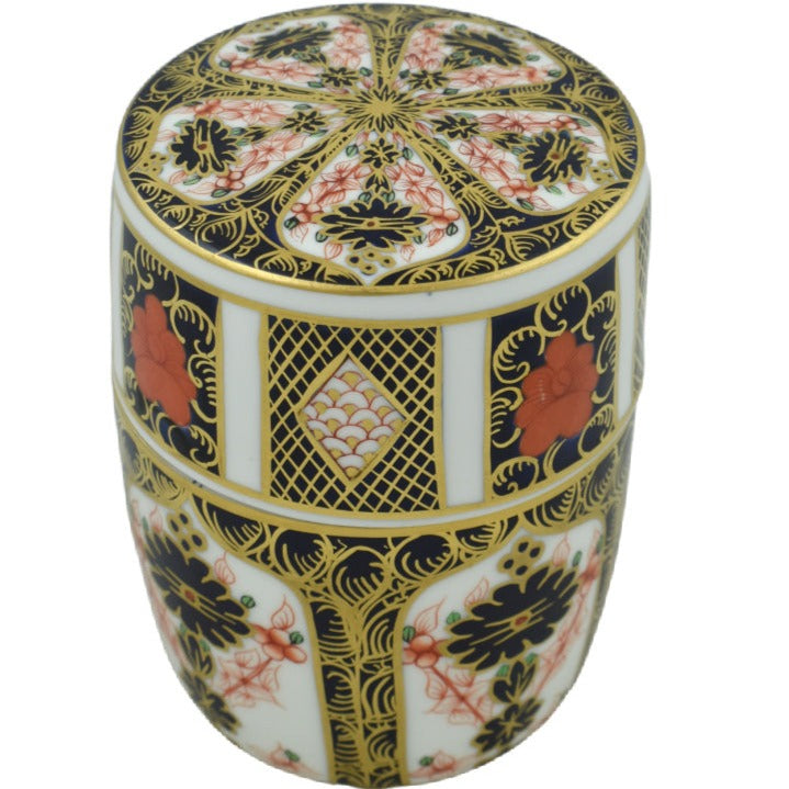 Royal Crown Derby Old Imari Cigar Jar | Second Quality-Home Accessories-Goviers