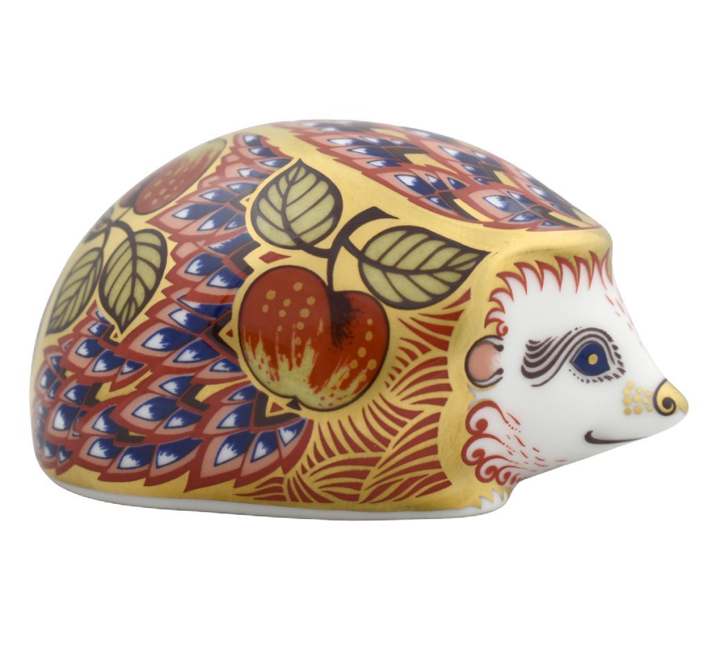 Royal Crown Derby Orchard Hedgehog-Paperweights-Goviers