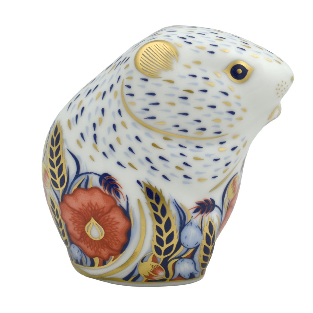 Royal Crown Derby Poppy Mouse-Paperweights-Goviers