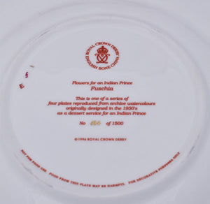 Royal Crown Derby Prince Plate Fuchsia-Collectables-Goviers