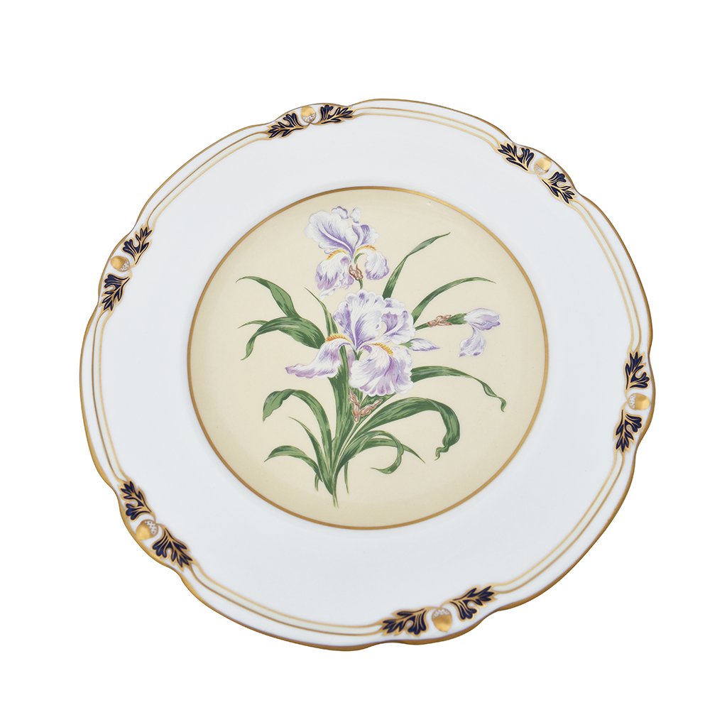 Royal Crown Derby Prince Plate Iris-Collectables-Goviers
