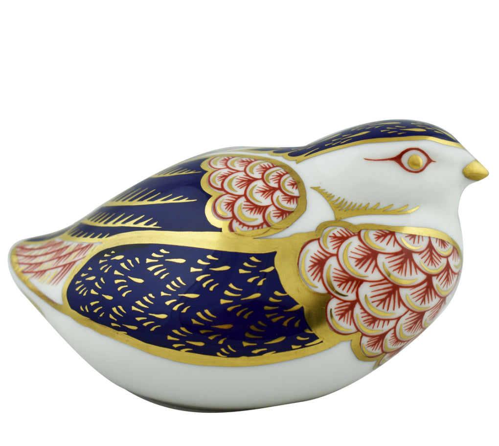 Royal Crown Derby Quail - Goviers of Sidmouth