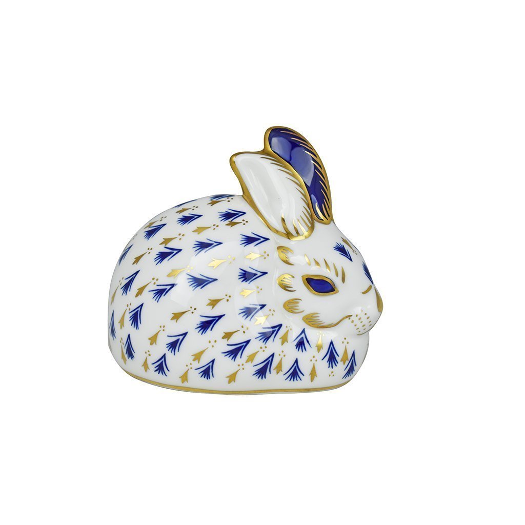 Royal Crown Derby Rabbit-Paperweights-Goviers
