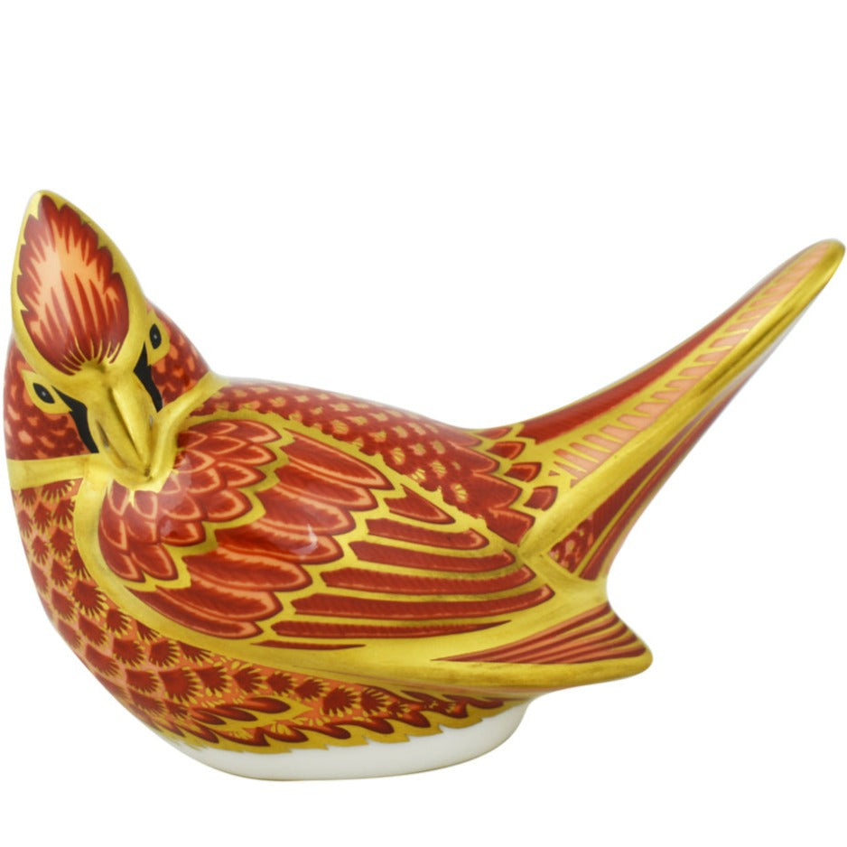 Royal Crown Derby Red Cardinal-Paperweights-Goviers